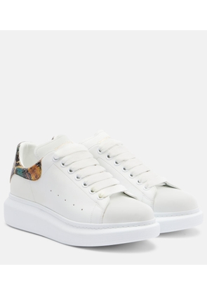 McQueen Oversized leather sneakers
