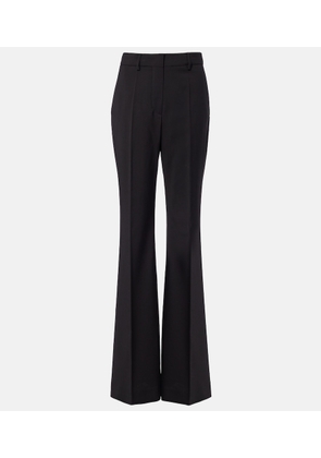 Sportmax Virgin wool flared pants