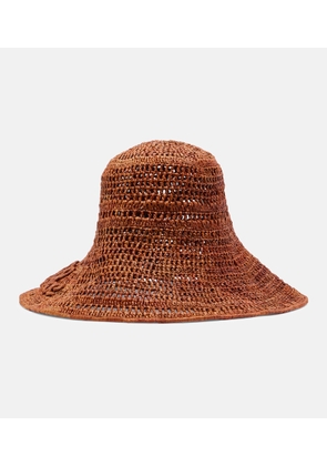 Chloe Logo raffia sunhat