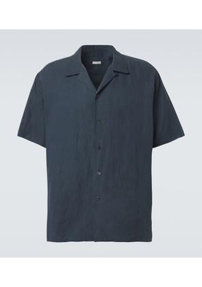 A.Presse Vintage silk and linen shirt