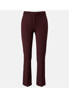 'S Max Mara Cotton-blend cropped straight pants