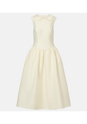 Self-Portrait Taffeta midi dress
