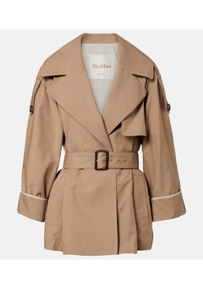 Max Mara Clara cotton-blend gabardine trench coat