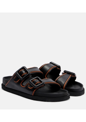 Birkenstock 1774 Arizona leather slides
