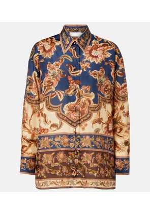 Zimmermann Aster printed silk shirt