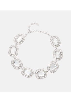 Self-Portrait Crystal-embellished choker