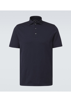 Fedeli Cotton jersey polo shirt