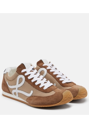 Loewe Ballet Runner 2.0 suede and mesh sneakers