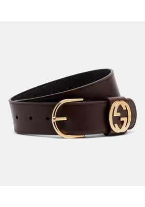 Gucci Interlocking G leather belt