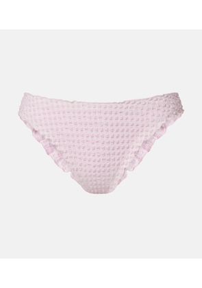 Simkhai Checked bikini bottoms