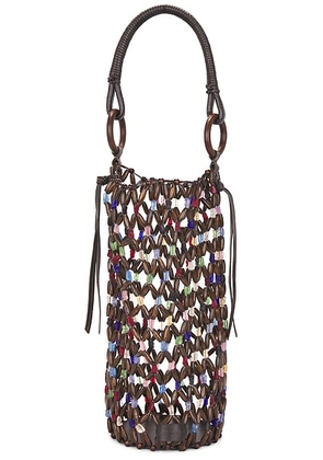 Staud Del Mar Bucket Bag in Sea Glass Multi - Brown. Size all.