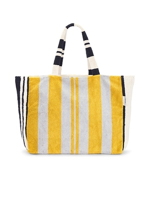 Parachute Casita Beach Tote in Multi - Yellow,Navy. Size all.