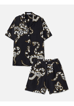 Emeli Silk Set (Snake Print)