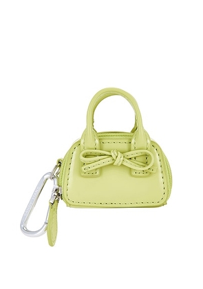 Sandy Liang Mini Secure Bag Key Chain in Matcha - Green. Size all.