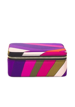 Emilio Pucci Travel Case in Multicolor - Purple. Size all.