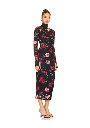 AFRM Shailene Lace Dress in Black,Red. Size S. Also in XS.