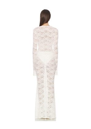 Bananhot Tyler Maxi Dress in Cream. Size S. Also in M, L.