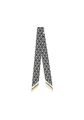 Valentino Garavani Blue Silk Scarf