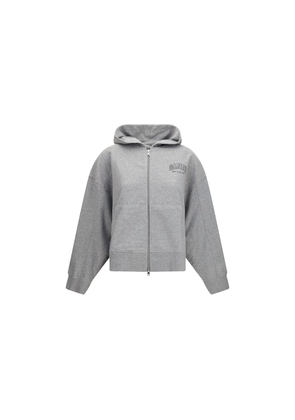 Ganni Gray Cotton Sweatshirt - L