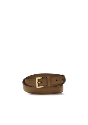 Prada Beige Calf Leather Bos Taurus Regular Belt - 70 cm / 28 Inches