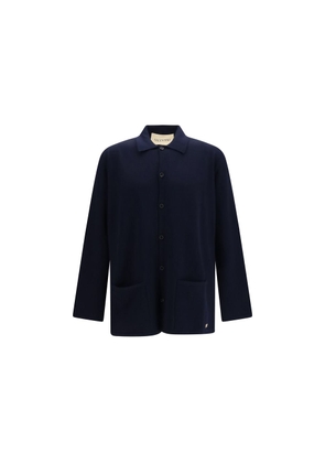 Valentino Blue Wool Oves Aries Cardigan - L
