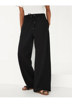 Brunello Cucinelli Black Cotton Casual Pants - M