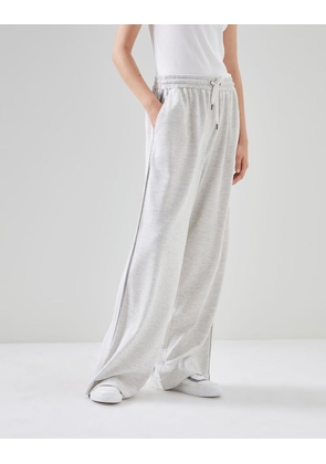 Brunello Cucinelli White Cotton Joggers (Workout Pants) - L