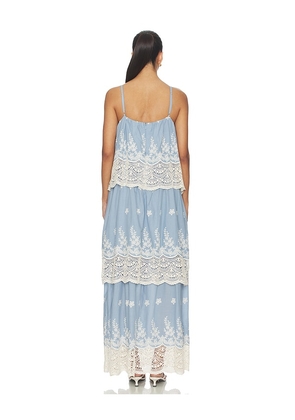 Curaae by Elliatt Estella Maxi Dress in Blue. Size S. Also in L, M, XL, XS.