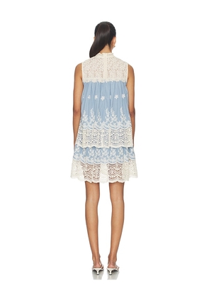 Curaae by Elliatt Estella Mini Dress in Blue. Size S. Also in L, M, XL, XS.