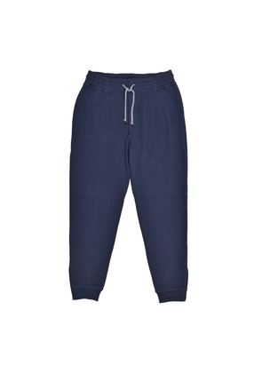 Brunello Cucinelli Blue Cotton Joggers (Workout Pants) - XL
