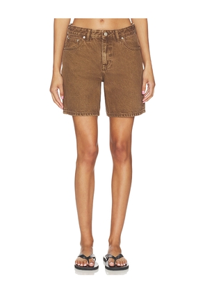 Dr. Denim Hill Shorts in Brown. Size 26. Also in 24, 25, 27, 28, 29, 31, 32.