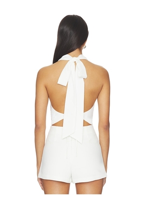 ALL THE WAYS Calianna Halter Top in Ivory. Size XS. Also in XXS, S, M, L, XL.