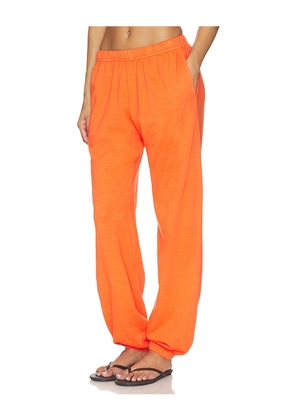 Eterne Boyfriend Pocket Sweatpant in Orange. Size XS. Also in S, M.