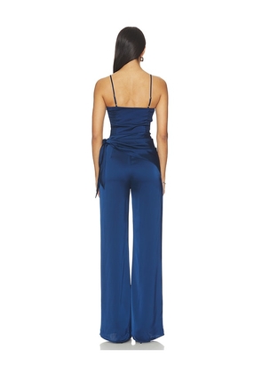 Amanda Uprichard Cheryl Jumpsuit in Navy. Size XS. Also in S, XL.