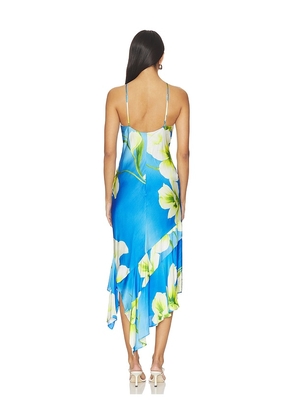 Amanda Uprichard Gabriella Midi Dress in Multi. Size XS. Also in L, M, S, XL.