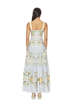 Agua by Agua Bendita Lima Valle Dress in Blue. Size S. Also in L, XL.