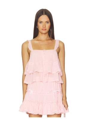 ASTR the Label Delia Top in Pink. Size XS. Also in S, M, L, XL.