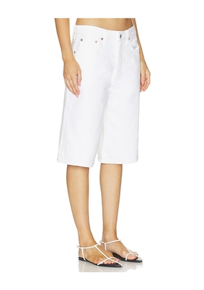 AGOLDE Ramona Short in Ivory. Size 23. Also in 25, 26, 34.