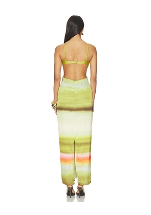 Baobab Kalina Maxi Dress in Green. Size XS. Also in L, M, S, XL.