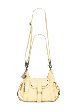 Free People Wtf Baby Leigh Shoulder Bag in Yellow.