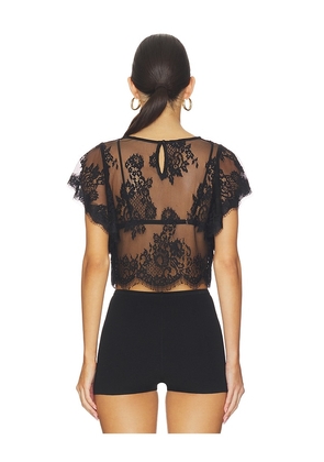 Free People Lunar Ash Lace Top in Black. Size XS. Also in S, M, L.