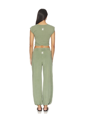 Free People x FP Movement Hot Shot Crossover Set in Green. Size XS. Also in L, M, S.
