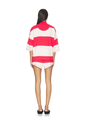 Free People x FP Movement Retro Rugby Set in Red. Size XS. Also in S, M, L.