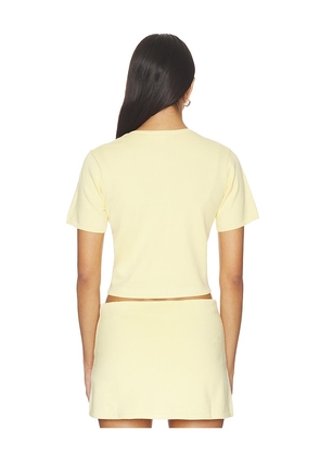 Good American The Keepsake Cardigan in Yellow. Size XS. Also in S, M, L, XXXXL/4X.