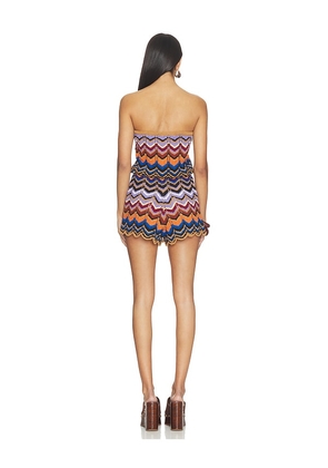 FAITHFULL Azul Playsuit in Brown. Size S. Also in XS, M.