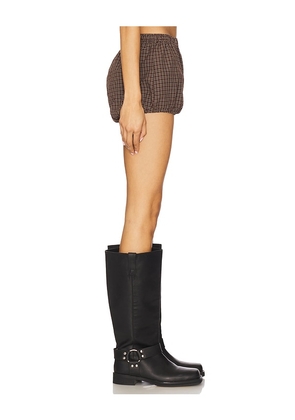 NIA Jack Bloomer Short in Chocolate. Size S. Also in XS, M, L.