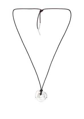 Loren Stewart Tumbled Shell On Cord in Brown.
