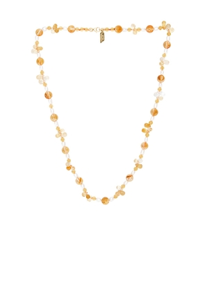 Loren Stewart Bellissimo Gem Necklace in Orange.