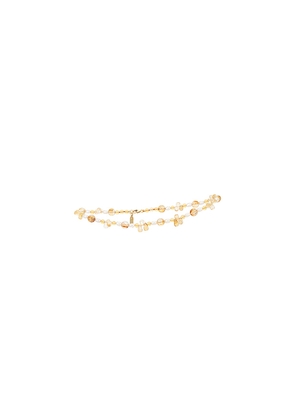 Loren Stewart Bellissimo Gem Anklet in Orange.