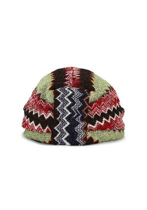 Missoni Turban in Black, Green & Pink Multi in Multi.